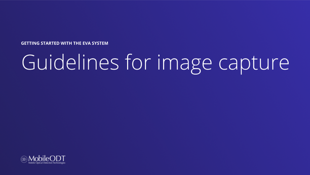 Guidelines for image capture - SANE